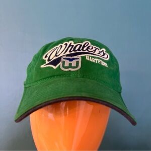 HARTFORD WHALERS Green Baseball Hat